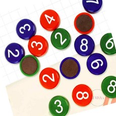 엠비아5 숫자 자석 1-10 유아숫자자석, 빨강
