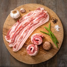 힐링미트 통삼겹살 2kg 비계적은 삼겹살 구이용 보쌈용 개별포장가능 절단가능, 1개, 삼겹살 구이용 1cm