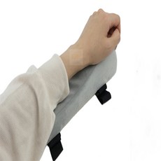 에코그레이스 컴퓨터의자팔쿠션 컴퓨터의자팔걸이커버, 그레이, 그레이
