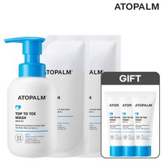 아토팜아토팜 탑투토워시 200ml+리필 250ml 2개