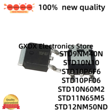 10-20PCS STD9NM40N STD10N10 STD10P6F6 STD10PF06 STD10N60M2 STD11N65M5 D9NM40N D10N10 10P6F6 D10PF06, [00] STD10P6F6, [00] 10PCS