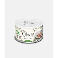 Cherie法麗 室內貓排毛配方罐 80g 多種口味 貓罐頭 副食罐 貓濕食, 1個, 天然化毛配方-鮪魚佐蟹肉80g