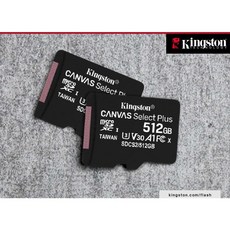 金士頓 Kingston Canvas Select Plus SDCS2 記憶卡 512GB, 256GB, 256GB