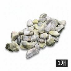 고급 그린 색자갈 그린그레이 20-40mm, 1kg, 1개