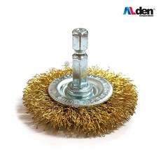 ALDEN 알덴 평브러쉬 (드릴용) CUP50-1 (2인치) T-평브러시 전기드릴브러쉬 녹제거브러쉬 철브러쉬, 1개, 본품(배터리없음)