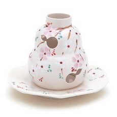 【新月集】香爐 清水燒 葫蘆香爐(櫻), 1個