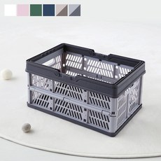 마켓비 KONTINO 폴딩바스켓, 원톤네이비, 18L, 1개
