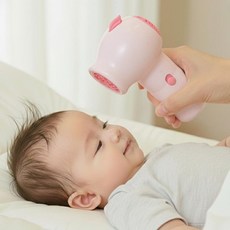 붐케어 아기 드라이기 저소음 무선 강아지 고양이 드라이어, 화이트,옐로우,딸기우유