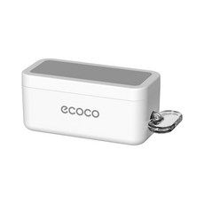 ECOCO 磁吸擠牙膏器 壁掛旋轉擠牙膏器, 白色, 1個