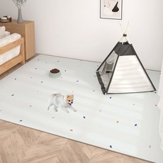 방수 미끄럼방지 애견매트 5mm 대형 발코니 베란다 거실 복도 강아지 방수매트, 1개, A001