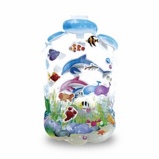 SA 컬러룬 불어서 만드는 오뚝이 풍선 스티커 돌고래, 본상품선택
