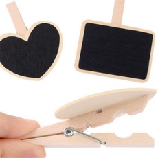 해강스토어 하트 팻말 1P 흑판, 사각