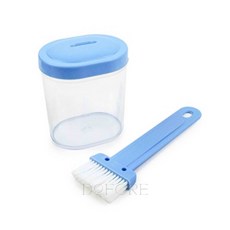 기름통 김솔 세트 기름붓, 1세트, ONE