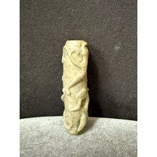 仿古螭龍玉管, 1個