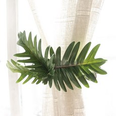 커튼 집게 데코 장식 소품 핀 고정 선물, 열대잎커튼집게 25cm - 몬스, 1개