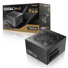 Antec GSK 750W V2 80PLUS골드 풀모듈러 ATX3.1, GSK 750W V2 80+골드 풀모듈러 ATX3.1