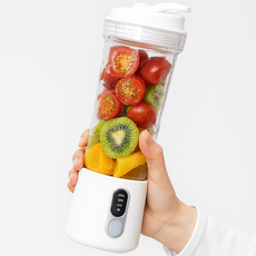 루카 미니 믹서기 포터블 무선 블렌더 휴대용 텀블러 믹서기, 화이트
