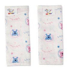 [뽀뜨로] 무형광 순면 100% 엠보나염침받이 - 4가지, 2개, 곰돌이