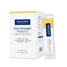 시그니처바이 엑스트라 스트렝스 프로바이오틱스 강아지 고양이 겸용 유산균 30ea, 30회분, 장건강/유산균, 1개