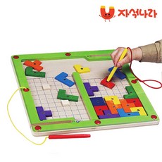 원목자석완구-테트리스, 단품, 1개