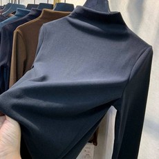 2023秋冬新款保暖打底衫女長袖T恤 韓版修身內搭抓絨上衣