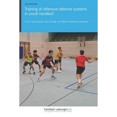(영문도서) Training of offensive defense systems in youth handball: 1-on-1 small groups man coverage ... Paperback, DV Concept, English, 9783956412387