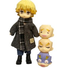 귀멸의칼날피규어 귀칼 아가츠마 젠이츠 피규어 룩업 구체관절인형, B