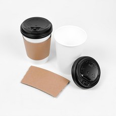 테이크아웃종이컵 380ml, 100개, 1세트