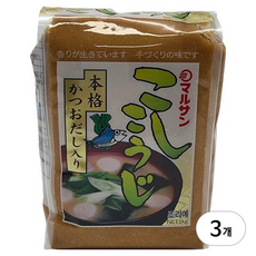 마루산 고시고우지 미소 조미된장, 1kg, 3개