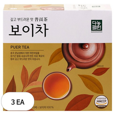 다농원 보이차, 600mg, 100개입, 3개