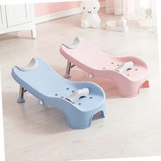 목욕 리클라이너 거치대 신생아 머리감기 샴푸 세발 목욕탕 욕실 아기 목욕용품, 1개, 핑크