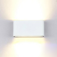 케이시조명 LED 모던2 벽등 8W 인테리어 사각 벽등 벽부등, 화이트