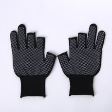 3컷 낚시장갑 반장갑 낚시장갑 등산장갑 루어장갑 자전거장갑 낚시용장갑, 본상품선택, 상세페이지 참조, 1개