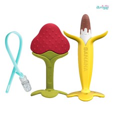 앙쥬 선물세트 치발기2p +클립1p 세트 치발기, 선물세트7 (초코바나나+딸기), 1개