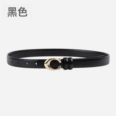 字母C扣女士腰帶女牛仔褲皮帶女韓版風時尚百搭裝飾真皮皮帶秋冬