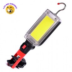 강력한집게 COB LED 충전식 야외 조명등 랜턴 캠핑 멀티 작업등 CT206