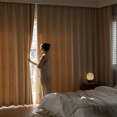 컬러필 형상기억가공 호텔식암막커튼