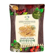 푸른들판 포대 분리 대두 단백질 분말 가루 100% ISP 소이 콩 단백 식물성 프로틴 파우더, 500g, 1개
