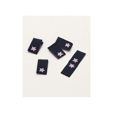 퀼트스타 스타 끼워라벨_핑크, 핑크, 5개