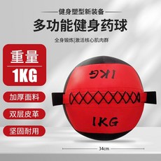 메디슨볼 헬스 중량 크로스핏 홈 월볼 웨이트볼 트레이닝 피트니스 중량볼, 01. 1KG 강화형, 1개