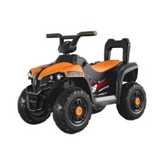 어린이 전기 자동차 사륜차 원격 제어 ATV 유아전동차 전동카 아기자동차, 전기 구동, C. 일반 활력 오렌지 + 대형 배터리 및 대형 모터