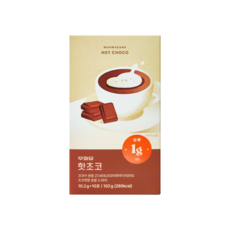 [무화당] 알룰로스 핫초코 코코아 (1포당 당 1g), 10.2g, 10개입, 1개