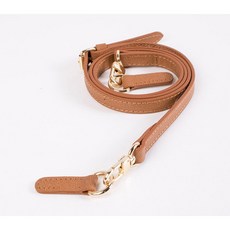 숄더&크로스 가죽핸들 LV2077 크로스끈, 1개, 카멜(골드)