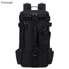 釣魚背包釣具包帶桿架魚裝備收納 台灣熱銷野營遠足戶外多功能包, 黑色