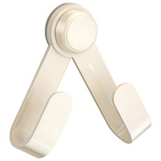 免釘吸盤鍋蓋架 廚房收納神器 可重複使用 穩固耐用, 奶白, 1個