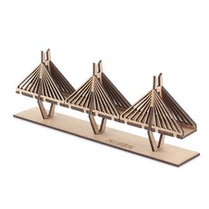 퍼즐피플 3D 영공방 건축물 입체퍼즐모형, 3D목재 영플래닛 거가대교, 1개