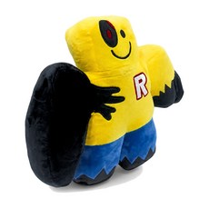 로블록스 포세이큰 캐릭터 봉제인형 후드 게임굿즈, 1개, G. 옐로우R 블록맨, 25cm