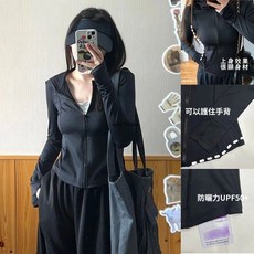 專業級防曬衣 修身防曬外套 女款夏季運動外套 防紫外線 透氣冰絲 涼感防曬服