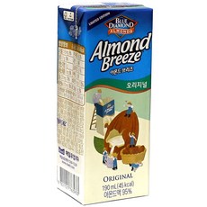 블루다이아몬드 아몬드 브리즈 오리지널, 190ml, 12개