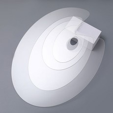 美術專用亞克力透明調色盤 美術生專用 橢圓形水粉丙烯顏料繪畫工具, 1個, 亞克力圓形小號,一個裝【雙面保護膜】